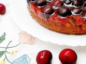 Tarta cerezas requesón