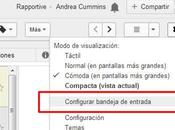 Cómo desactivar nuevas categorías bandeja entrada Gmail