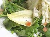 Ensalada jengibre, manzanas nueces