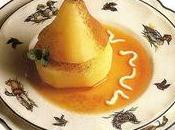 Peras asadas salsa yogur