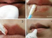 Rutina cuidado labios.