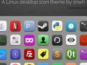 Moka. elegante tema iconos para Linux