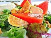 Ensalada sandía queso