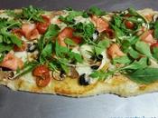 Pizza vegetal salmon ahumado