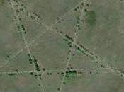 Google maps fotografía pentagrama gigante kazajstan