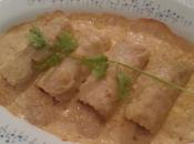 Canelones carne, setas foie-gras