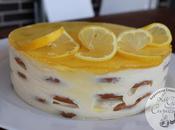 Tarta galletas crema limón