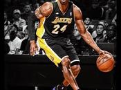 Uniformes negros para Lakers.