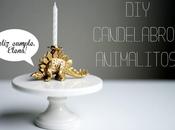 DIY: candelabros animalitos!
