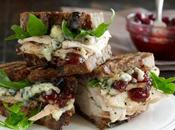 Sandwich Queso Azul CranberryChutney-Turkey Panini with Blue Cheese Cranberry Chutney