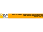 Sobre escuela workshop: Topics Operator Algebras Applications, ICMAT, Septiembre 2013