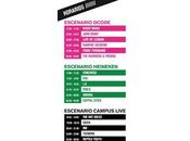 Horarios DCode Festival 2013