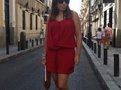Something red, jumpsuit