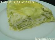 Flan calabacín