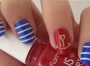 Tutorial Summer nails: Navy