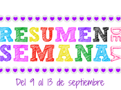 Resumen semanal: septiembre