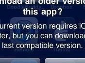 Apple permite descargar versiones antiguas apps para anteriores