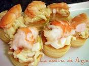Canapés langostinos