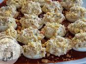 Huevos rellenos atun palitos cangrejo megarapidos