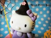 Hello Kitty brujita para Halloween paso