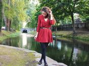 Burgundy dress metallic belt