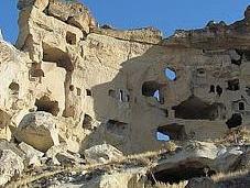 Ciudad abandonada Cavusin, Capadocia