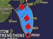 tifón Fitow amenaza Gran Premio Corea