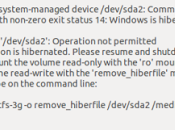 Error puede montar partición Windows Linux