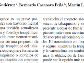 Tabaquismo Trastorno Mental Grave Sendra-Gutiérrez col.