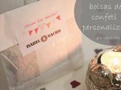 Boda Sister: bolsas confeti personalizado