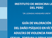 Guía valoración daño psíquico víctimas adultas violencia intencional Perú