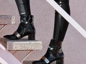 Patent leather booties