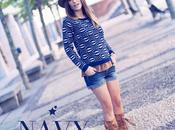 navy knitwear