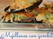 receta: mijillones gratinados recipe: mussels gratin