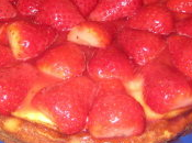 Tarta queso fresas