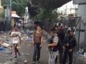 Disturbios Duarte entre Policías buhoneros.