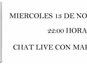 Próximo Chat Live blog con....Mar Carrión