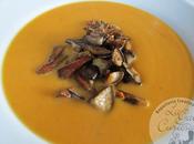 Crema zanahorias setas