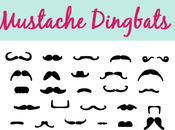 Celebra Movember Dingbats Mustache.