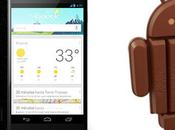 actualización Nexus Android KikKat esta disponible