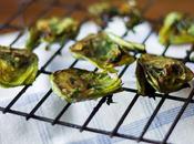 Charcoal-grilled artichokes with parsley Alcachofas brasa perejil