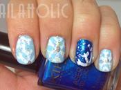 Tutorial Christmas nails: Snowflakes