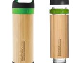 Bamboo Bottle botella térmica vidrio bambú