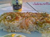 Focaccia cebolla caramelizada pimiento ..al sabor mielle