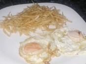 Huevos fritos patatas