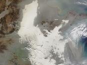 Imagen satélite contaminación China