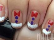 Tutorial Christmas nails: Gingerbread