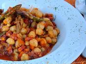 Garbanzos verduras chorizo