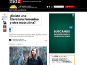 Cuestión oficio Alejandra Laurencich, sobre ¿existe literatura femenina otra masculina?