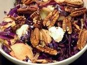 Ensalada repollo queso azul